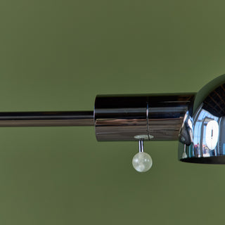 Cedric Hartman Stainless Steel Parallel Bar Pharmacy Floor Lamp