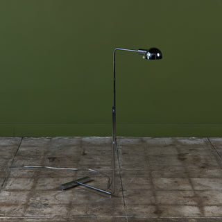 Cedric Hartman Stainless Steel Parallel Bar Pharmacy Floor Lamp