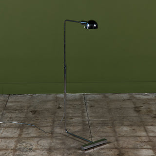 Cedric Hartman Stainless Steel Parallel Bar Pharmacy Floor Lamp
