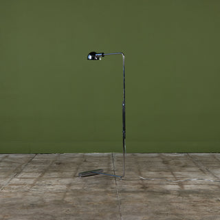Cedric Hartman Stainless Steel Parallel Bar Pharmacy Floor Lamp
