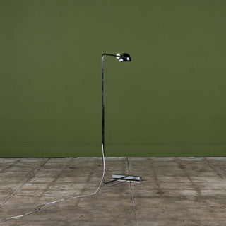 Cedric Hartman Stainless Steel Parallel Bar Pharmacy Floor Lamp