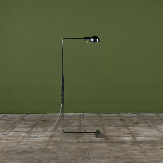 Cedric Hartman Stainless Steel Parallel Bar Pharmacy Floor Lamp