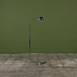 Cedric Hartman Stainless Steel Parallel Bar Pharmacy Floor Lamp