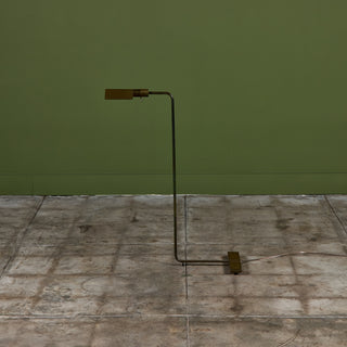Cedric Hartman Patinated Brass Floor Lamp