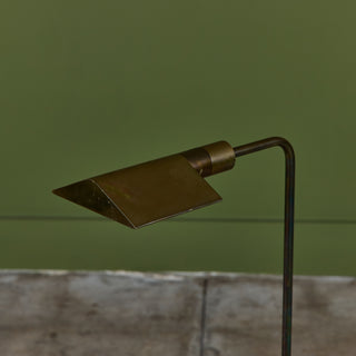 Cedric Hartman Patinated Brass Floor Lamp