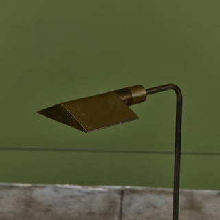 Cedric Hartman Patinated Brass Floor Lamp
