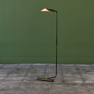 Cedric Hartman Patinated Brass Floor Lamp