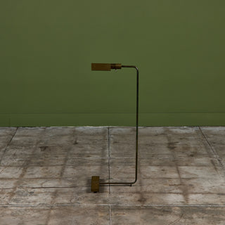 Cedric Hartman Patinated Brass Floor Lamp