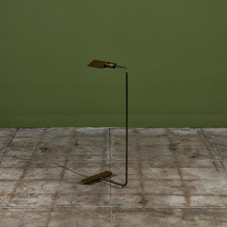 Cedric Hartman Patinated Brass Floor Lamp