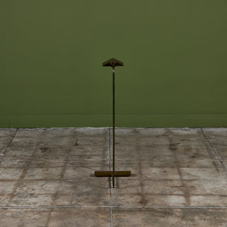 Cedric Hartman Patinated Brass Floor Lamp