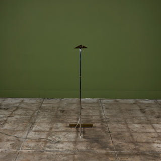 Cedric Hartman Parallel Bar Brass and Stainless Steel Floor Lamp