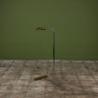 Cedric Hartman Parallel Bar Brass and Stainless Steel Floor Lamp