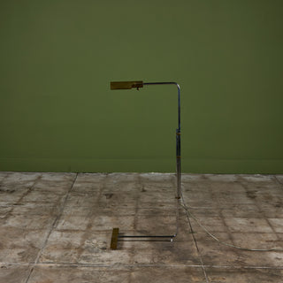 Cedric Hartman Parallel Bar Brass and Stainless Steel Floor Lamp