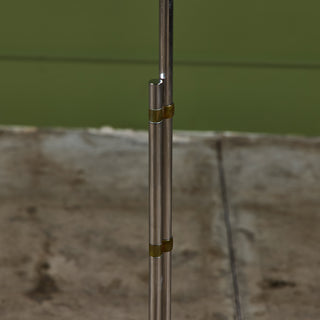 Cedric Hartman Parallel Bar Brass and Stainless Steel Floor Lamp