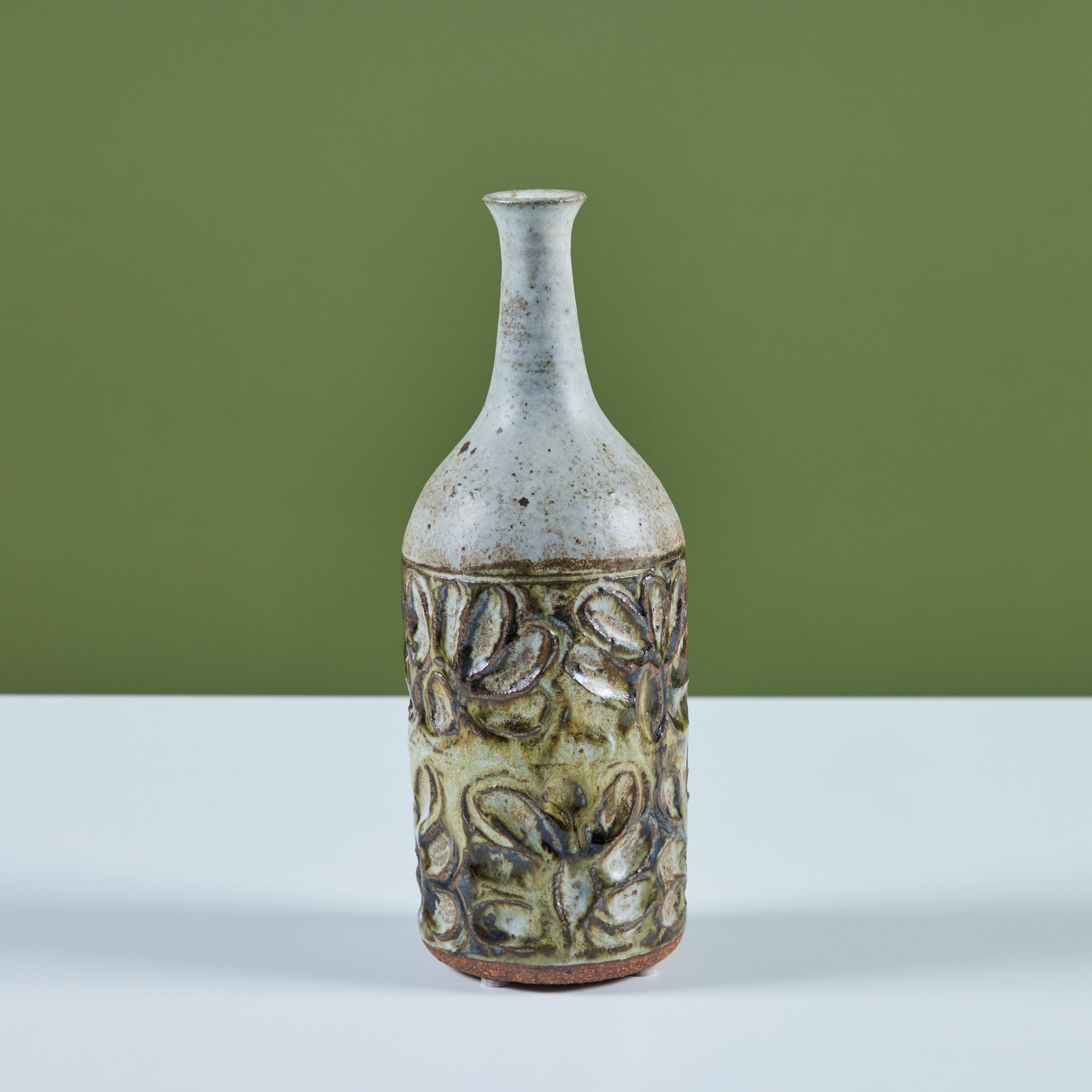 Studio Ceramic Glazed Bud Vase