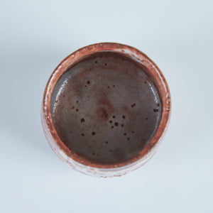 Dry Shino Glaze Stoneware Cup