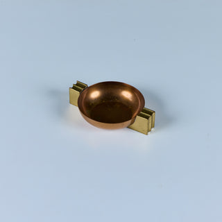 Aristocrat Copper & Brass Ashtray by Chase USA