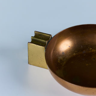 Aristocrat Copper & Brass Ashtray by Chase USA