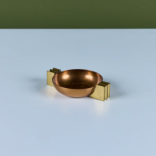 Aristocrat Copper & Brass Ashtray by Chase USA