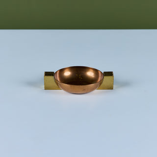 Aristocrat Copper & Brass Ashtray by Chase USA