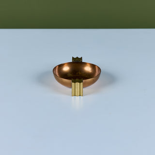 Aristocrat Copper & Brass Ashtray by Chase USA