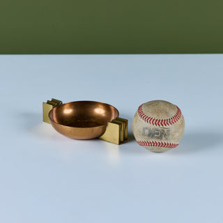 Aristocrat Copper & Brass Ashtray by Chase USA