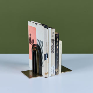 Pair of Arch Bookends by Walter von Nessen for Chase USA