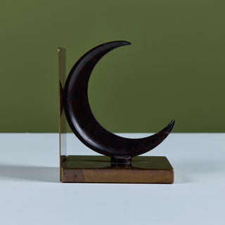 Pair of Crescent Bookends by Walter von Nessen for Chase USA