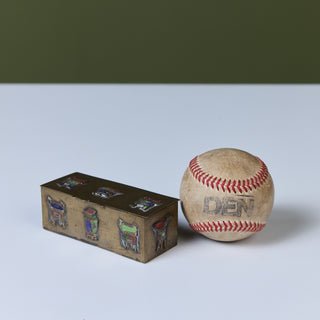 Chinese Brass Stamp Box