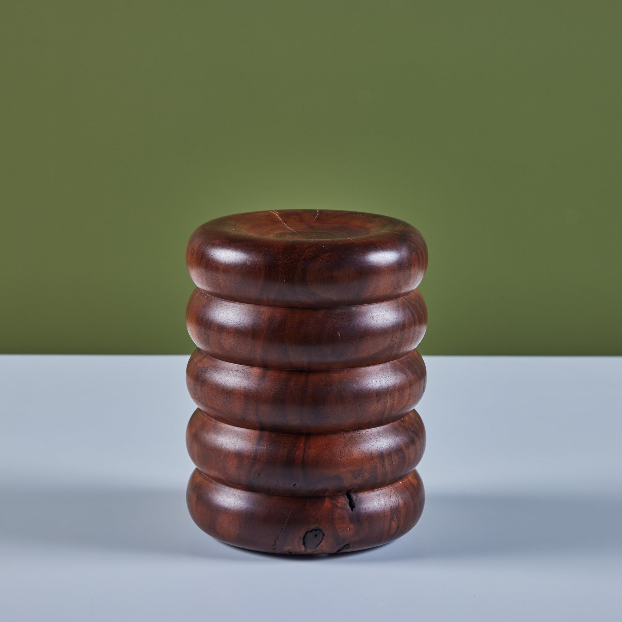 Hawk & Stone Claro Walnut Ribbed Stand