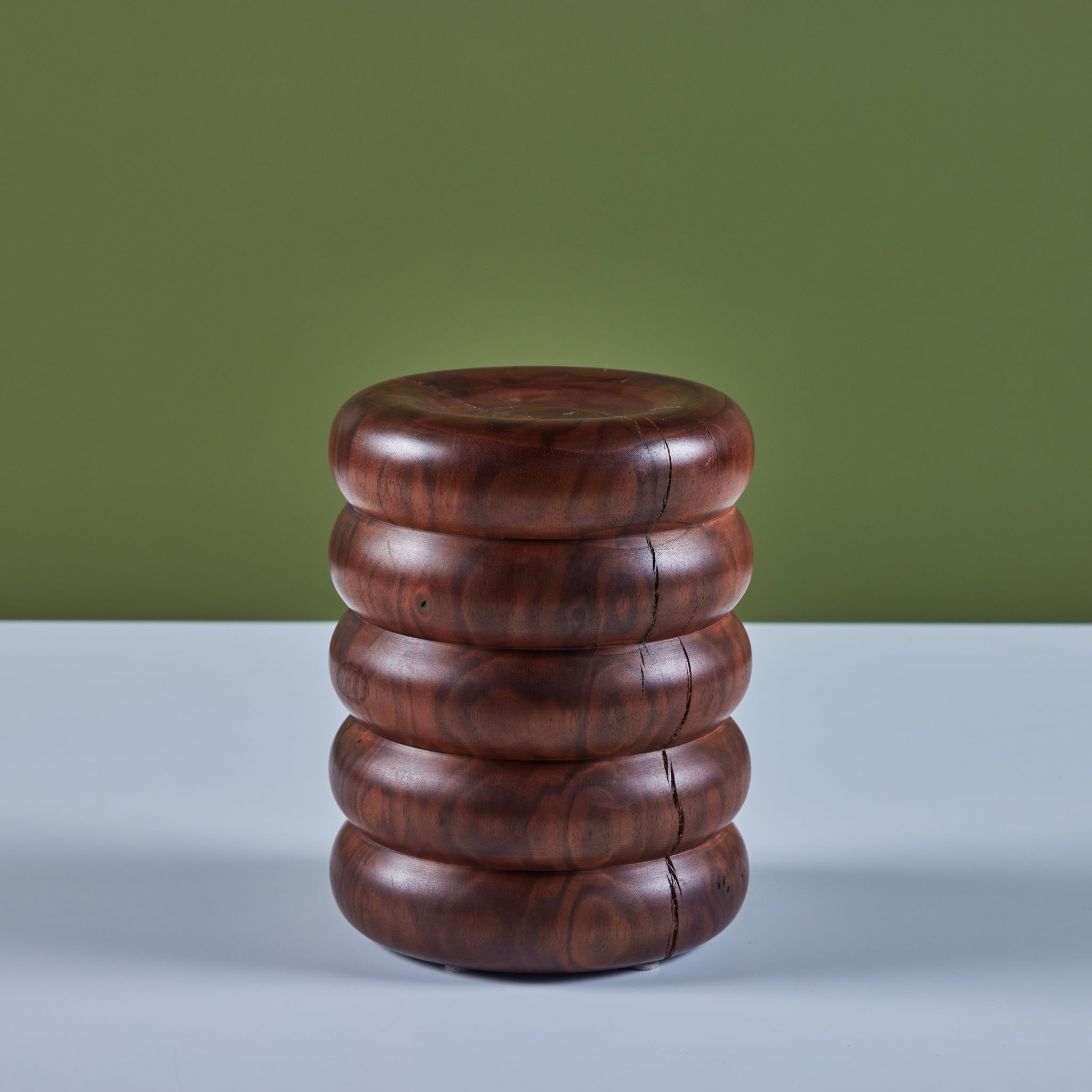 Hawk & Stone Claro Walnut Ribbed Stand