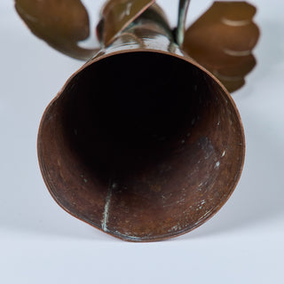 Mexican Copper Angel Candle Holder