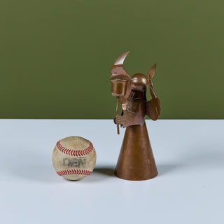 Mexican Copper Angel Candle Holder