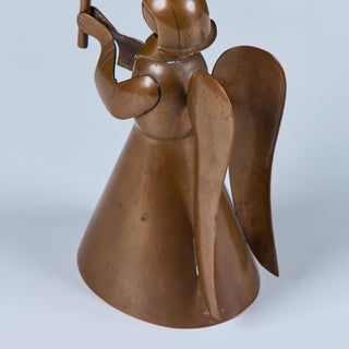 Los Castillo Copper Angel Candle Holder