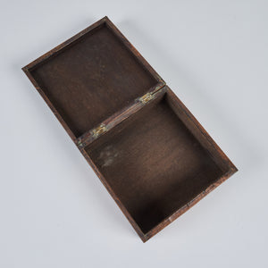 Copper & Wood Box with Embossed Animal Figure