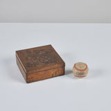 Copper & Wood Box with Embossed Animal Figure