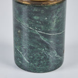 Marble and Brass Lidded Canister