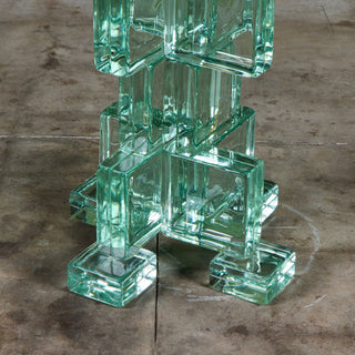 Postmodern Glass Bistro Table