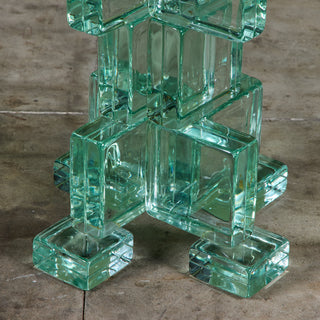 Postmodern Glass Bistro Table