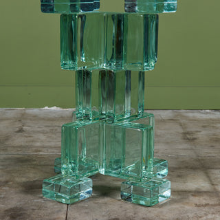 Postmodern Glass Bistro Table