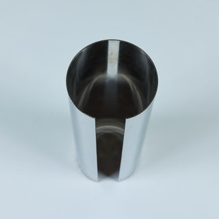Polished Aluminum Split Tube Vase Case by Enzo Mari