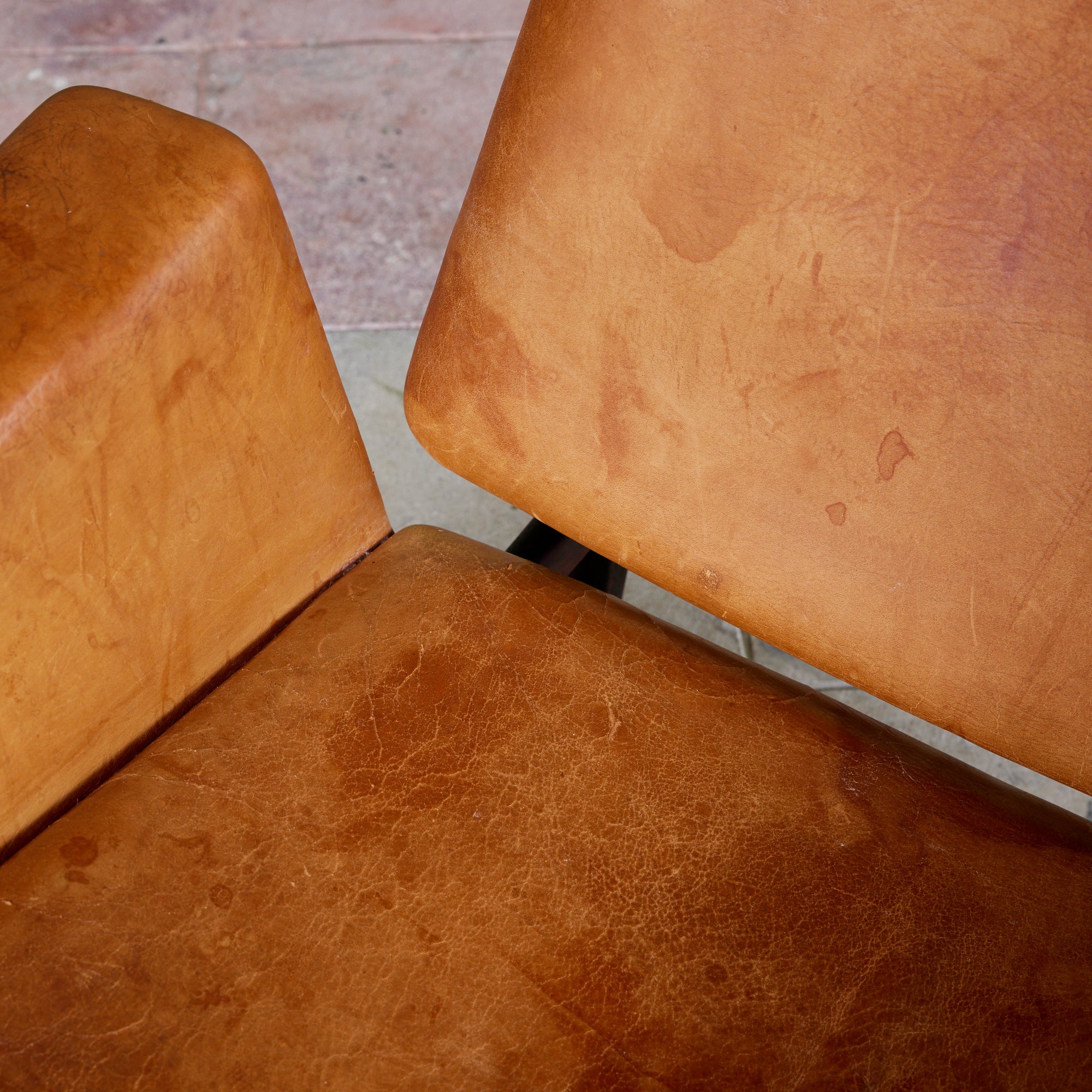 Illum Wikkelsø Leather Lounge Chair for Aarhus