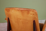 Illum Wikkelsø Leather Lounge Chair for Aarhus