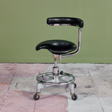 ON HOLD ** Adjustable Chair with Leather Seat by Den-Tal