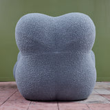 La Mamma Up 5 Bouclé Lounge Chair & Ottoman for B&B Italia