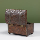Brass and Copper Textured Lidded Box