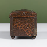 Brass and Copper Textured Lidded Box