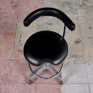 ON HOLD ** Adjustable Chair with Leather Seat by Den-Tal