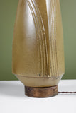 David Cressey Triangular Stoneware Lamp for Architectural Pottery