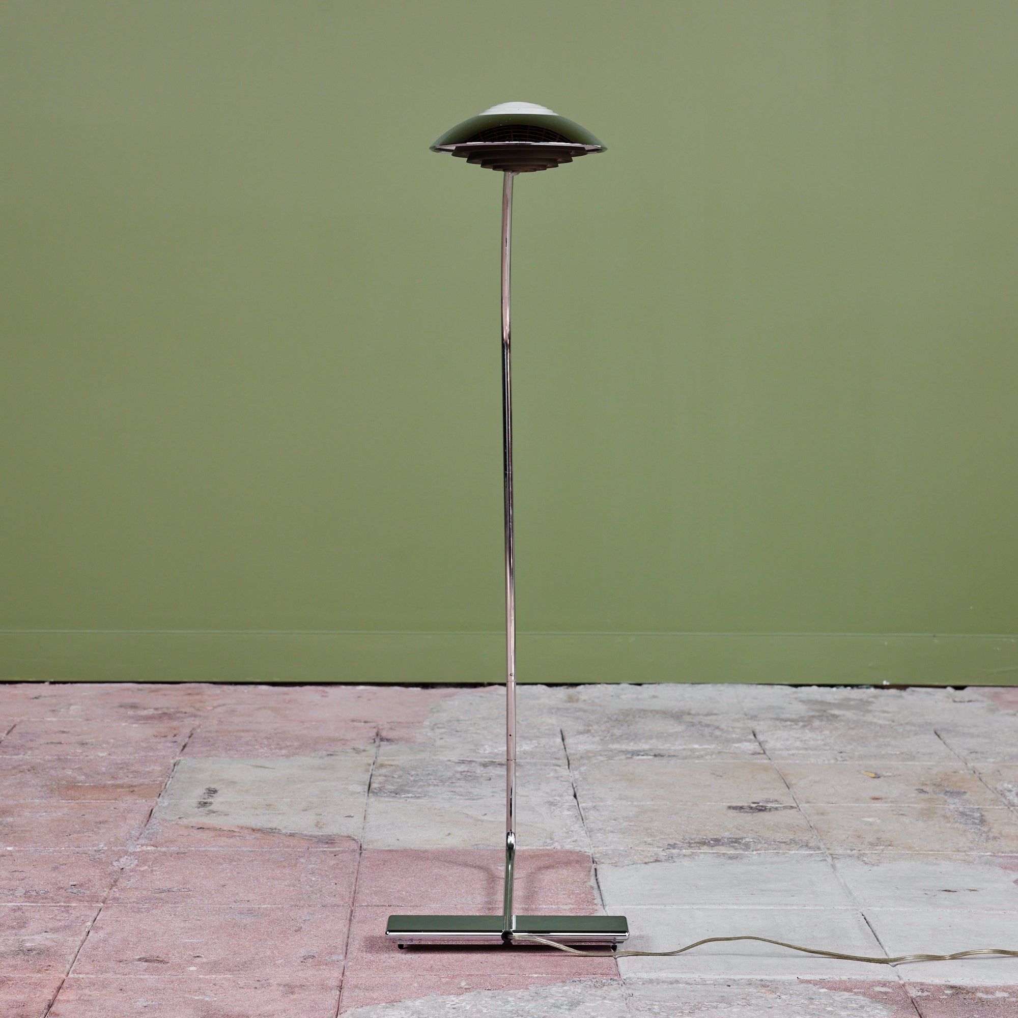 Cedric Hartman Chrome Pharmacy Floor Lamp